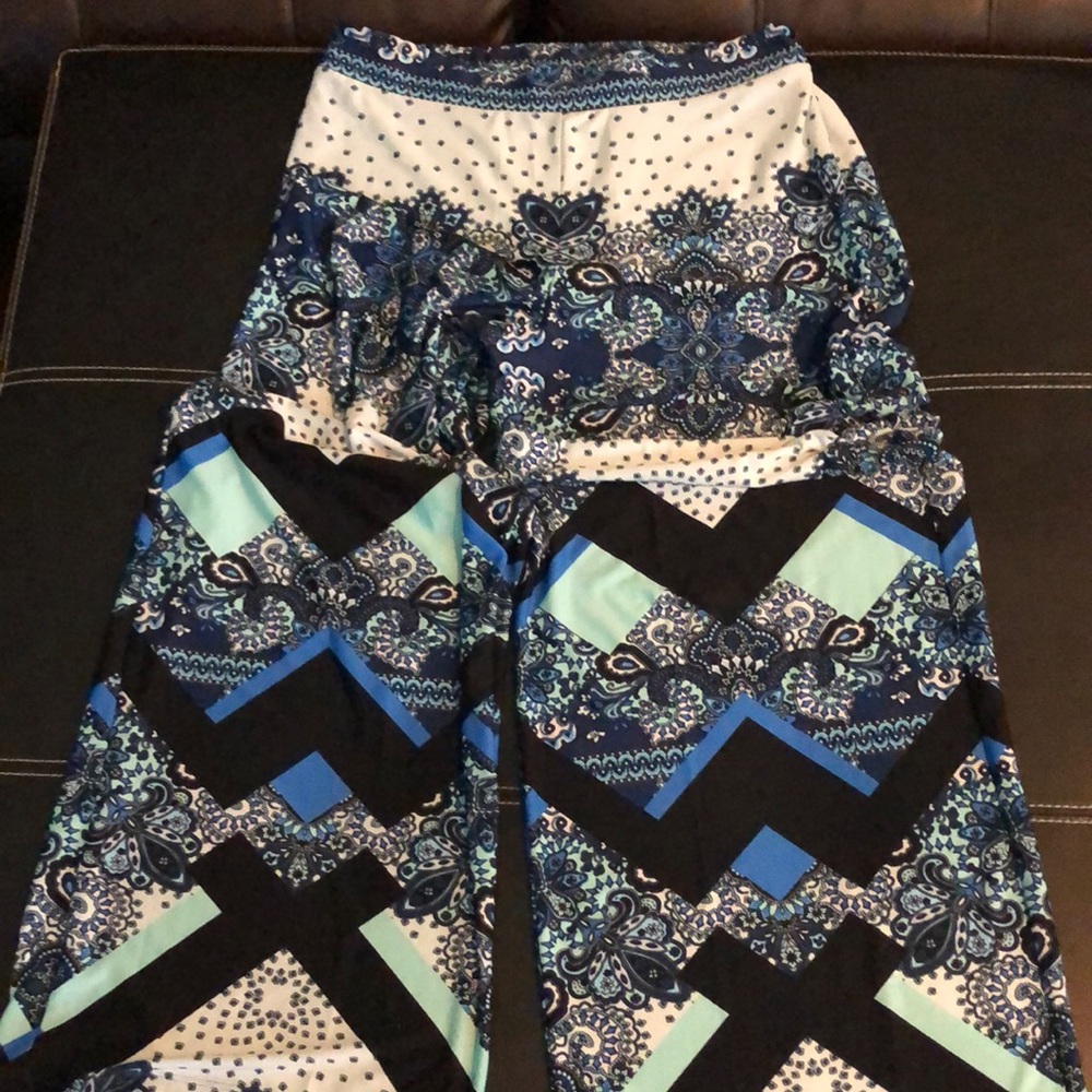 Boho chic wide leg dressy funk pants!